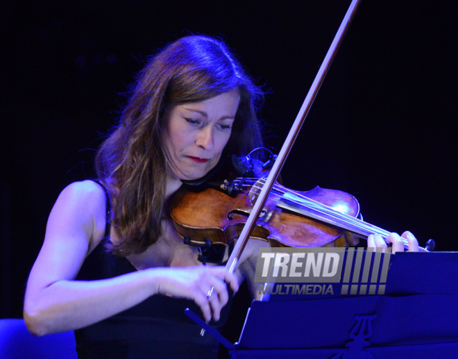 Tango evening of French musicians held at Heydar Aliyev Center. Azerbaijan, Baku, 5 May 2016 